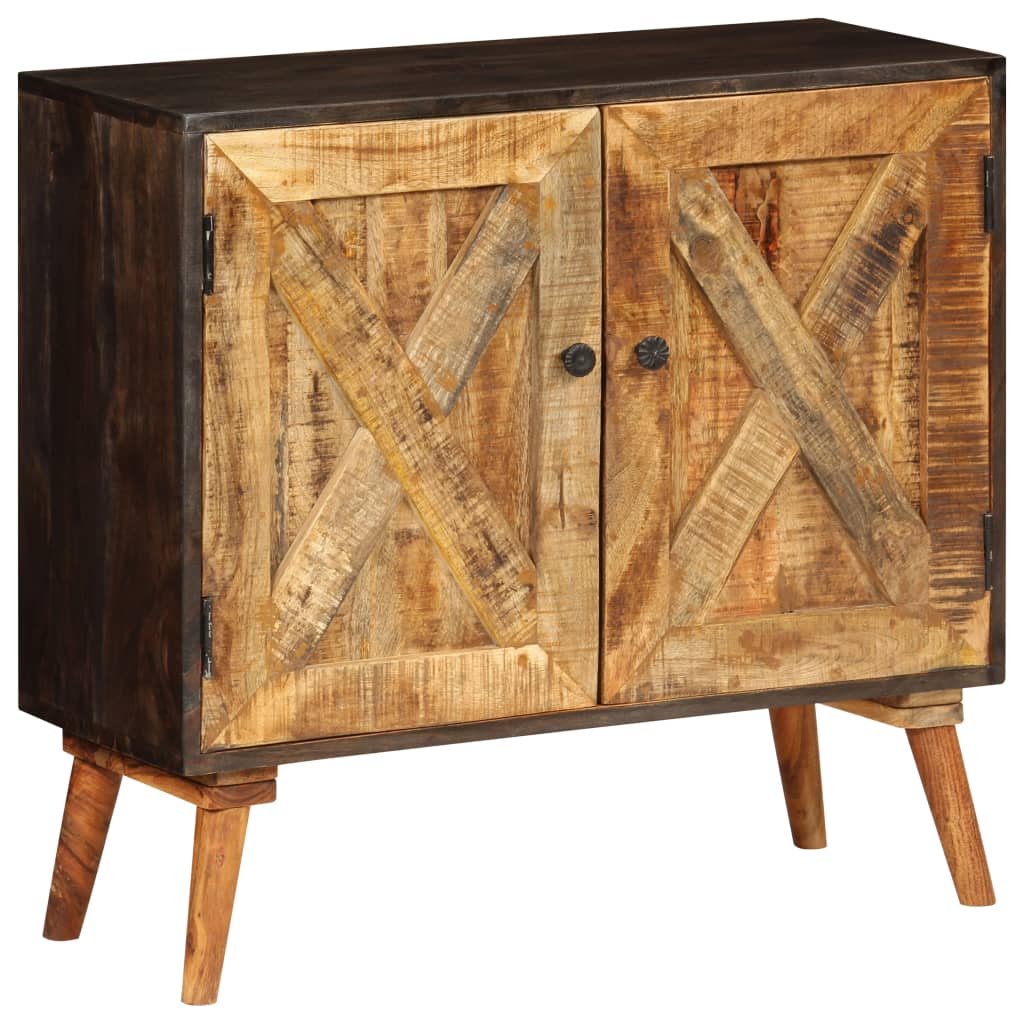 Dressoir 85x30x75 cm massief mangohout is nu te koop bij PeponiXL, paradijselijk wonen!