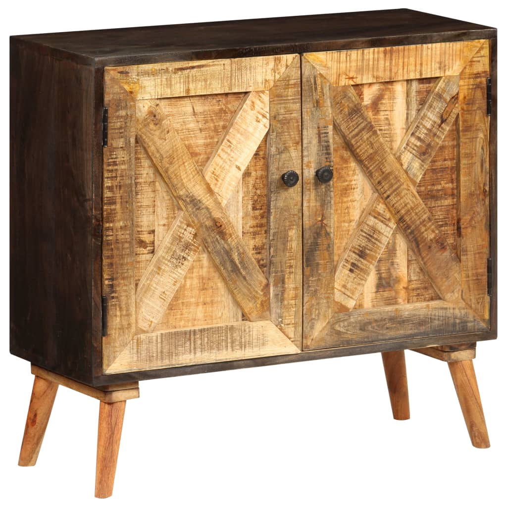 Dressoir 85x30x75 cm massief mangohout is nu te koop bij PeponiXL, paradijselijk wonen!
