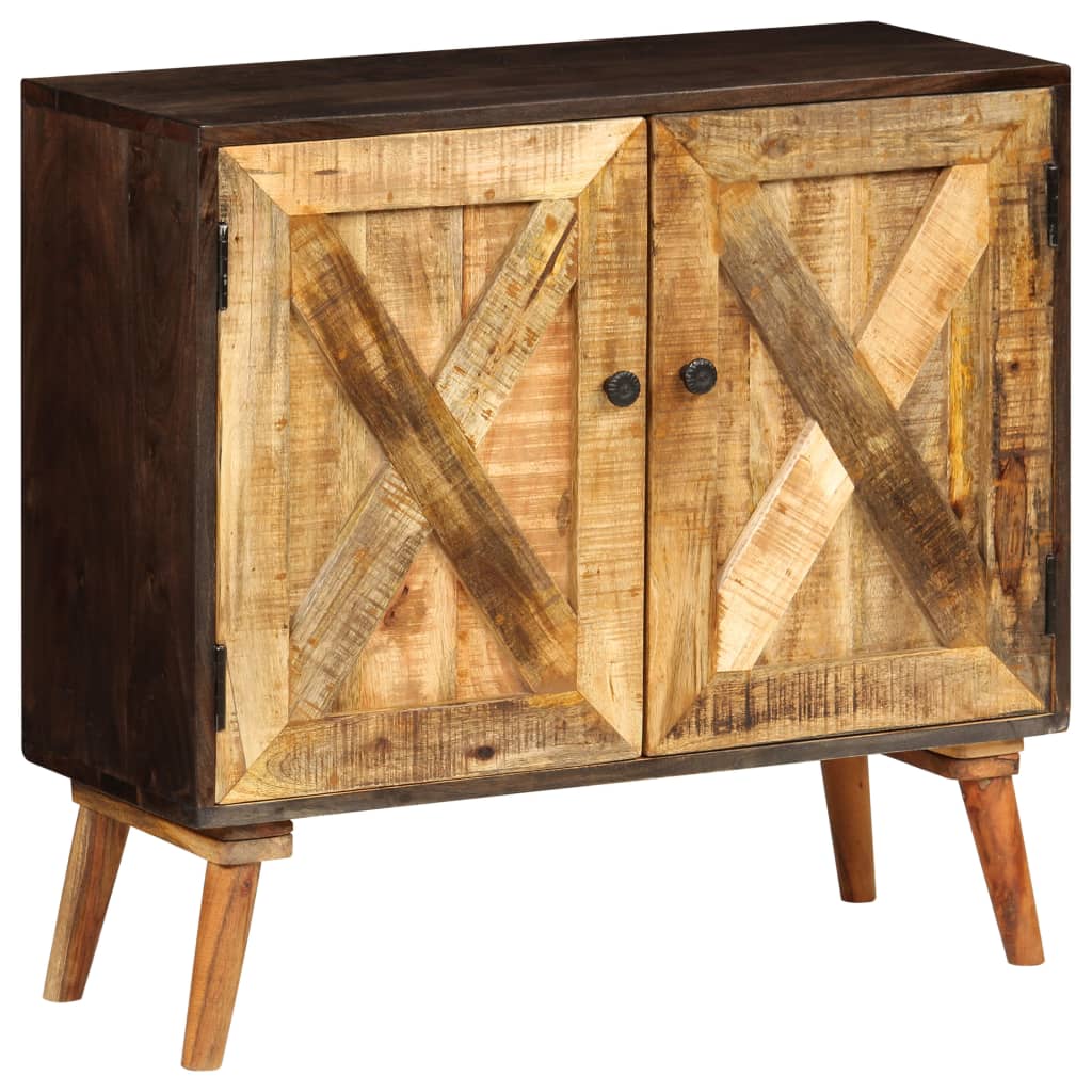 Dressoir 85x30x75 cm massief mangohout is nu te koop bij PeponiXL, paradijselijk wonen!