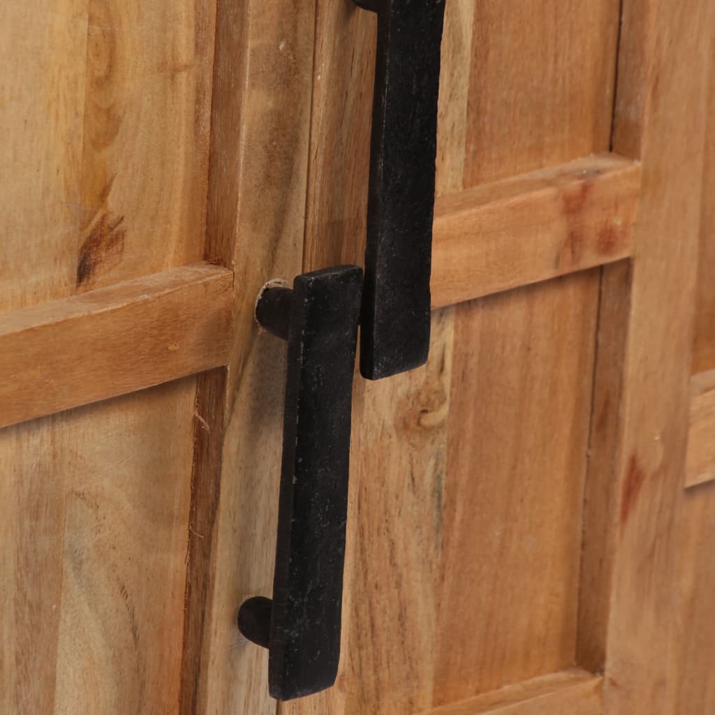 Dressoir 60x35x76 cm massief acaciahout bruin is nu te koop bij PeponiXL, paradijselijk wonen!