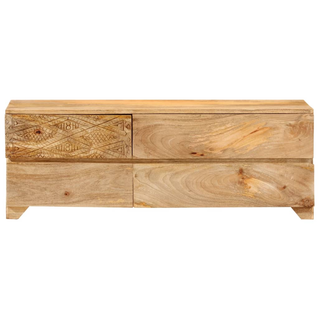 Tv-meubel 110x30x40 cm massief mangohout is nu te koop bij PeponiXL, paradijselijk wonen!