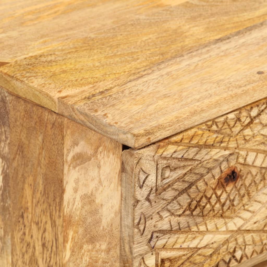 Tv-meubel 110x30x40 cm massief mangohout is nu te koop bij PeponiXL, paradijselijk wonen!