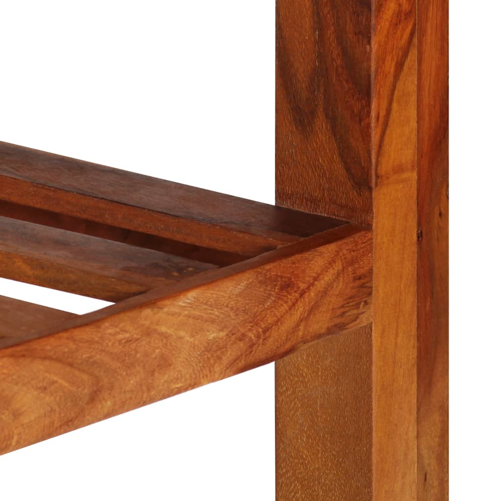 Dressoir met 3 lades 110x30x80 cm massief hout is nu te koop bij PeponiXL, paradijselijk wonen!