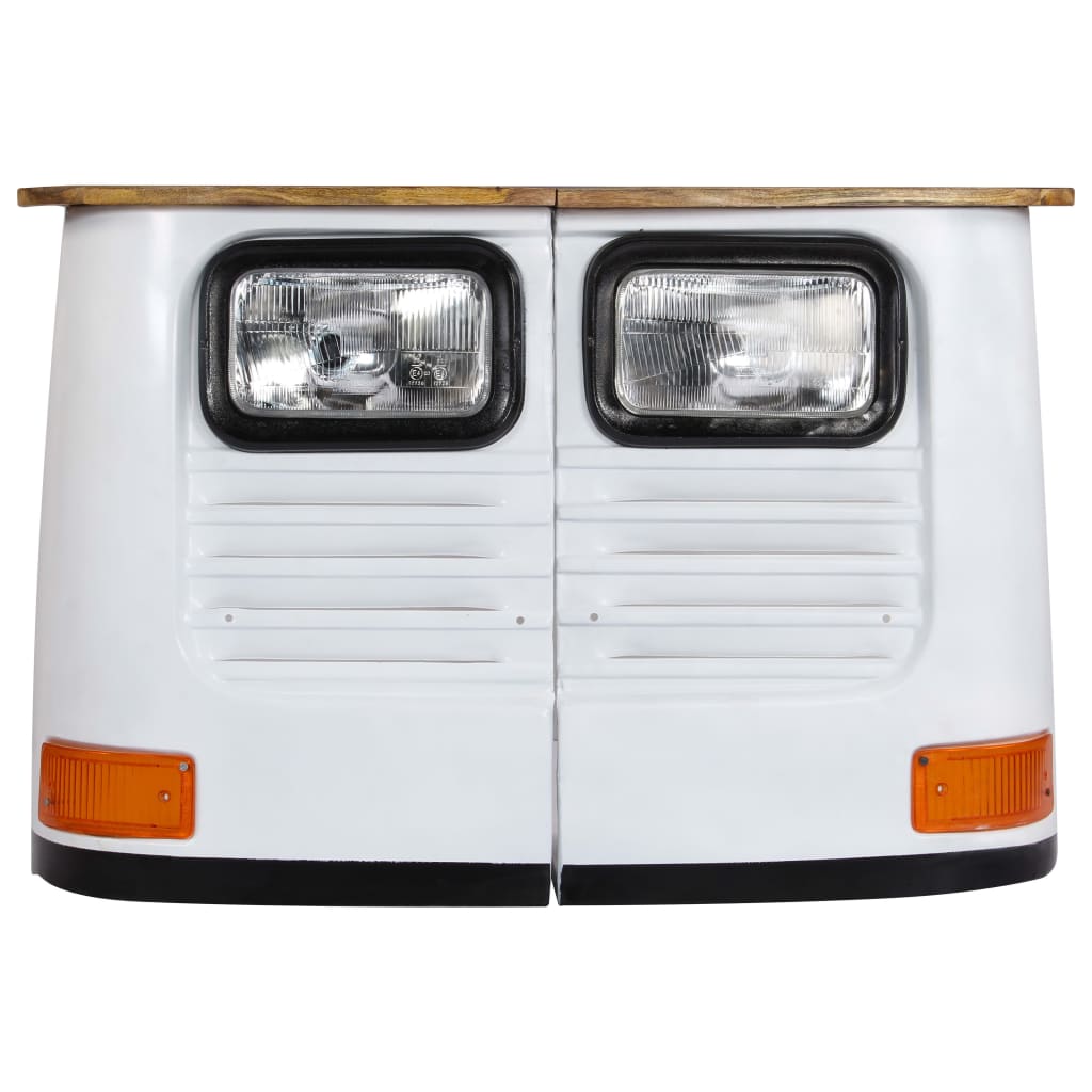 Dressoir vrachtwagen massief mangohout wit is nu te koop bij PeponiXL, paradijselijk wonen!