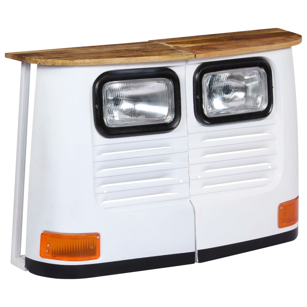 Dressoir vrachtwagen massief mangohout wit is nu te koop bij PeponiXL, paradijselijk wonen!