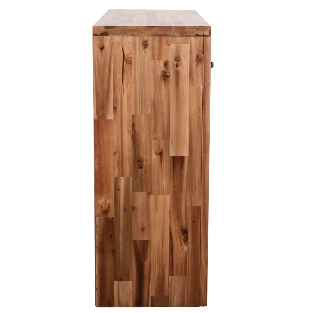 Wandtafel 86x30x75 cm massief acaciahout is nu te koop bij PeponiXL, paradijselijk wonen!
