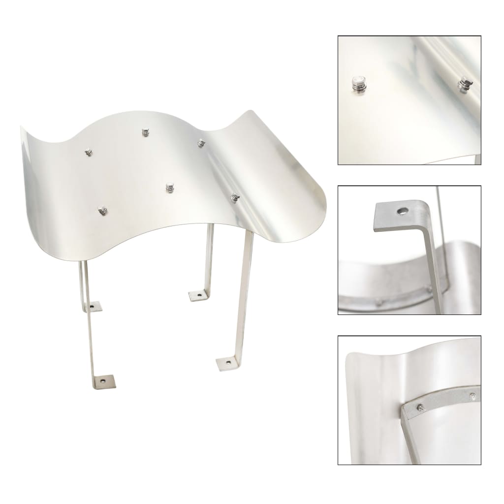 Schoorsteenkap roestvrij staal 60 x 80 x 39 cm is nu te koop bij PeponiXL, paradijselijk wonen!