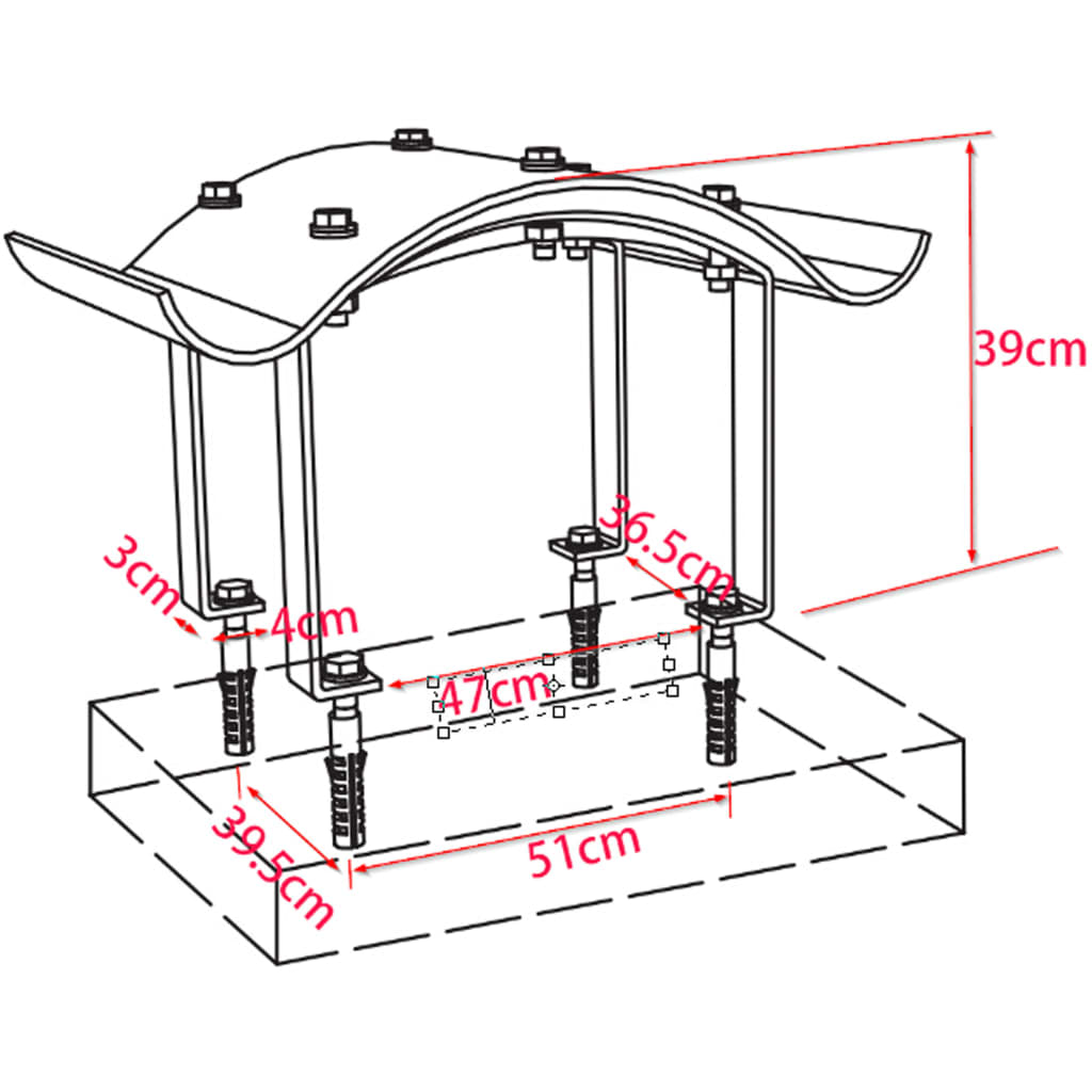 Schoorsteenkap roestvrij staal 60 x 80 x 39 cm is nu te koop bij PeponiXL, paradijselijk wonen!