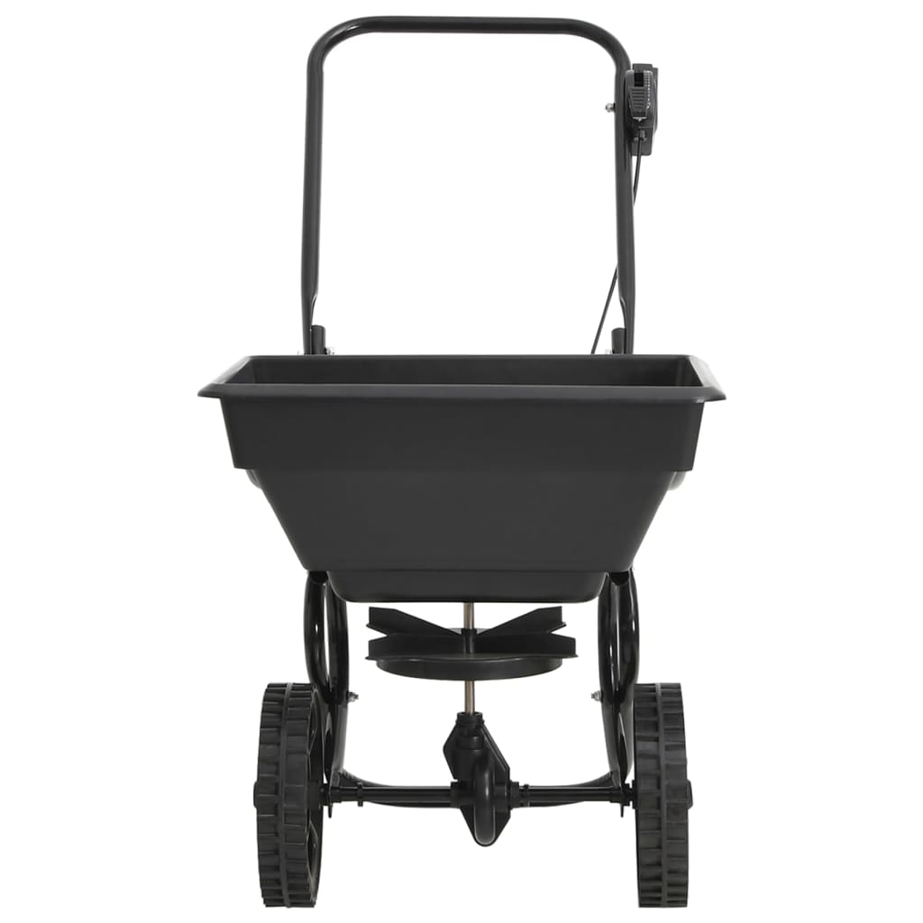 Strooiwagen duwmodel 15 L 80x46x75 cm PVC en staal is nu te koop bij PeponiXL, paradijselijk wonen!