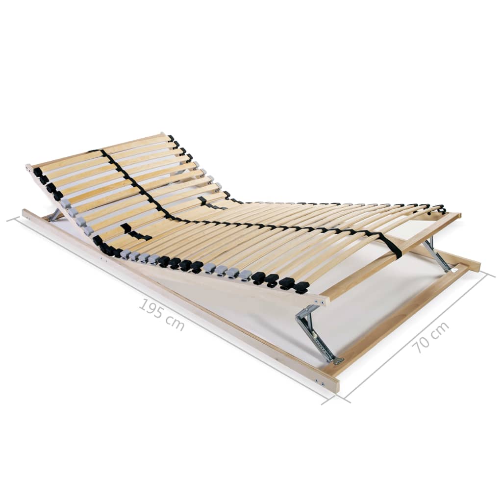 Lattenbodem met 28 latten 7 zones 70x200 cm is nu te koop bij PeponiXL, paradijselijk wonen!