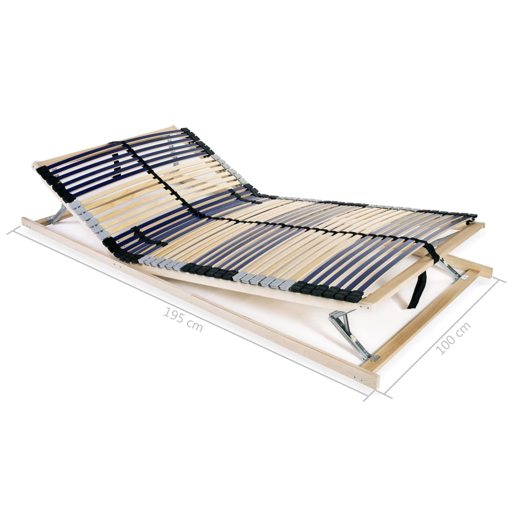 Lattenbodem met 42 latten 7 zones 100x200 cm is nu te koop bij PeponiXL, paradijselijk wonen!