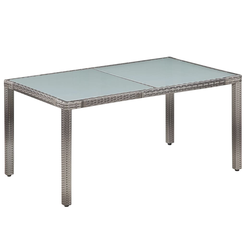 7-delige Tuinset met kussens poly rattan grijs is nu te koop bij PeponiXL, paradijselijk wonen!