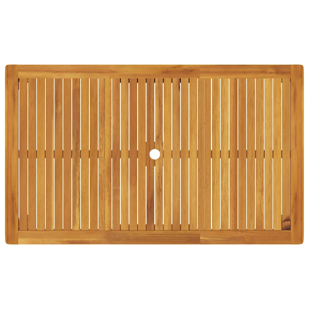 Tuintafel 150x90x74 cm massief acaciahout is nu te koop bij PeponiXL, paradijselijk wonen!
