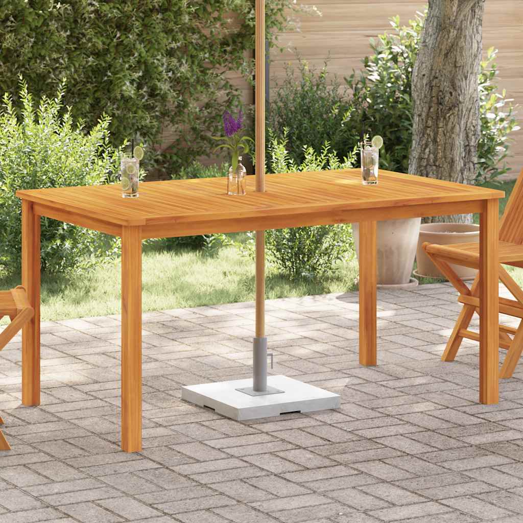 Tuintafel 150x90x74 cm massief acaciahout is nu te koop bij PeponiXL, paradijselijk wonen!