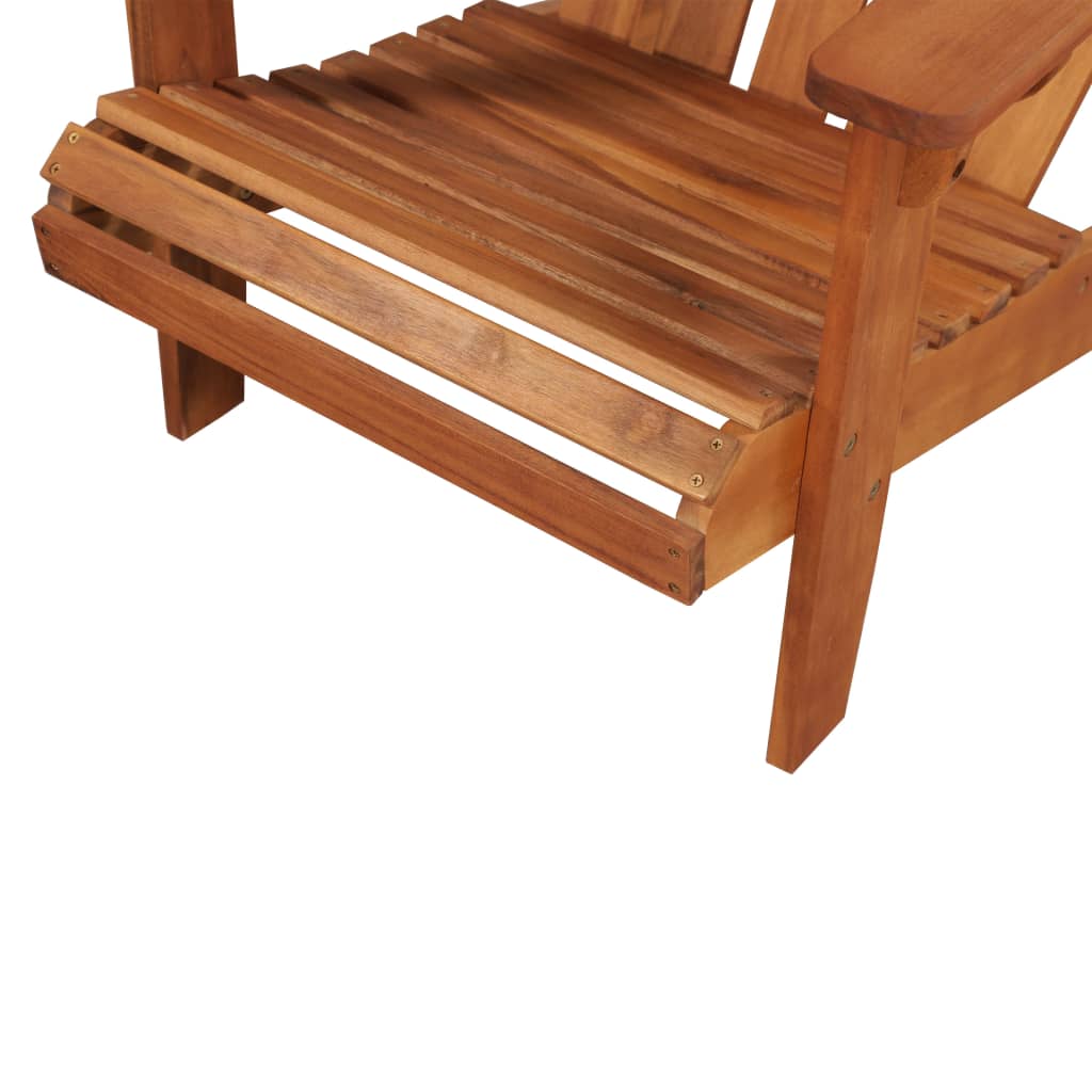 Tuinstoel Adirondack massief acaciahout is nu te koop bij PeponiXL, paradijselijk wonen!