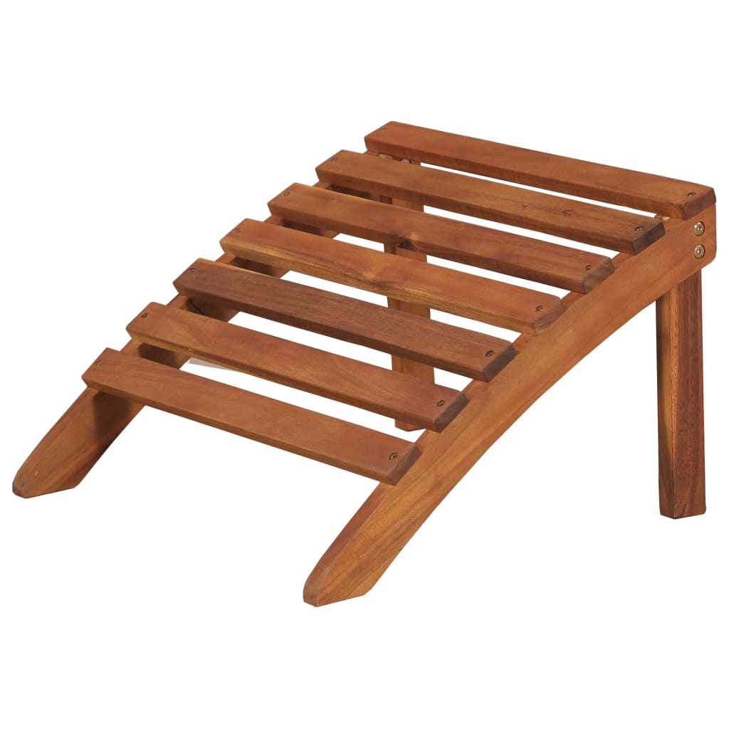 Adirondack tuinstoel met voetensteun massief acaciahout is nu te koop bij PeponiXL, paradijselijk wonen!