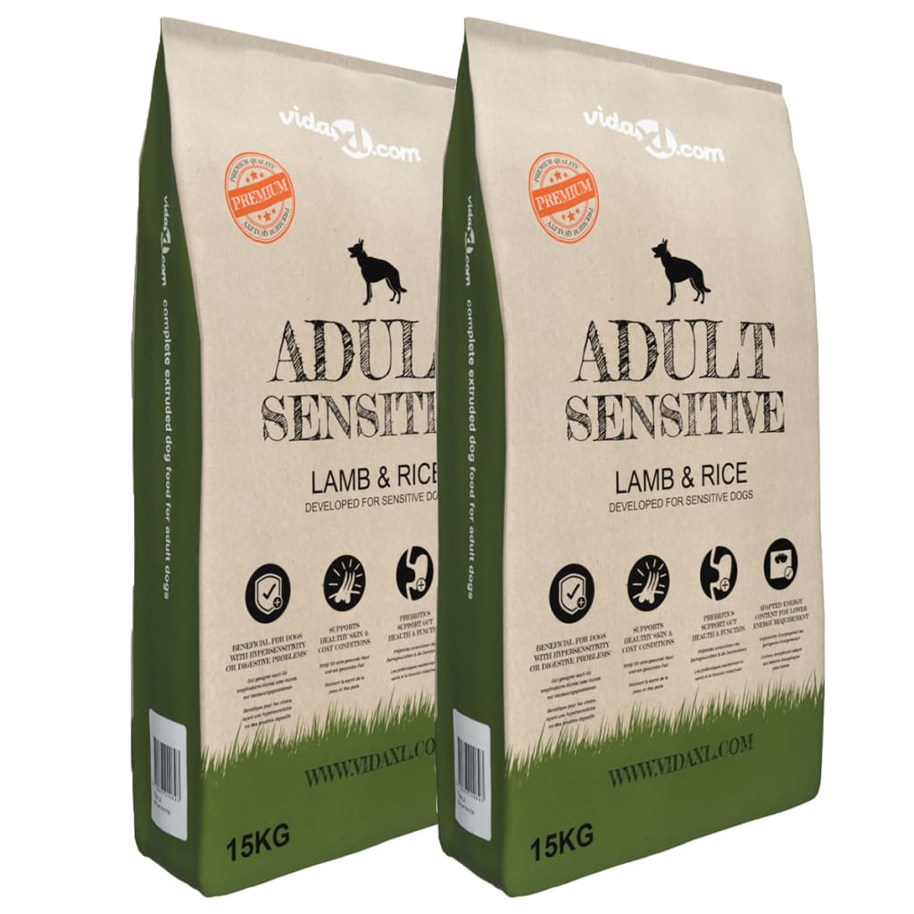 Premium hondenvoer droog Adult Sensitive Lamb & Rice 30kg 2 st is nu te koop bij PeponiXL, paradijselijk wonen!