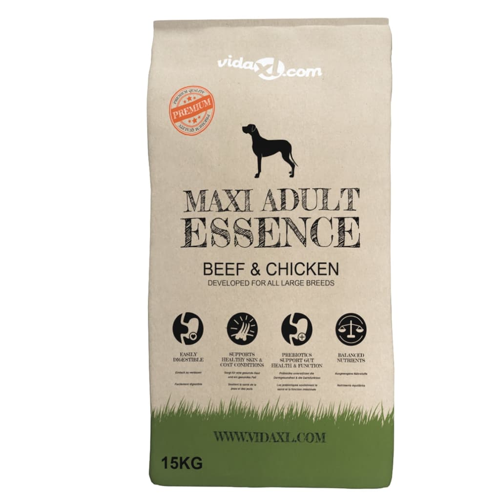 Premium hondenvoer Maxi Adult Essence Beef & Chicken 30 kg 2 st is nu te koop bij PeponiXL, paradijselijk wonen!