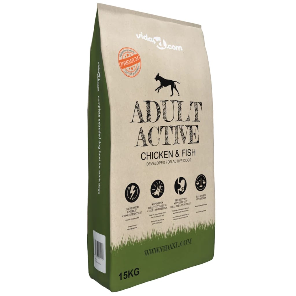 Premium hondenvoer droog Adult Active Chicken & Fish 30kg 2 st is nu te koop bij PeponiXL, paradijselijk wonen!