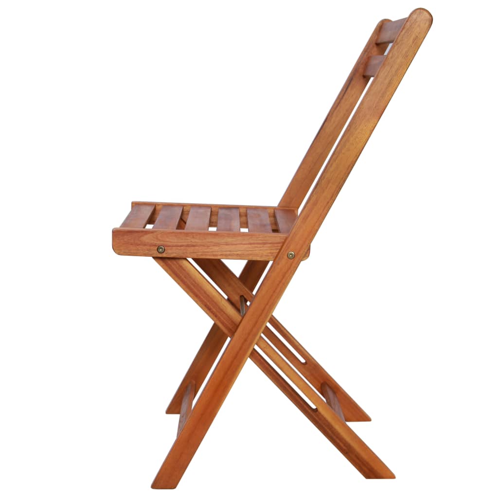 Bistrostoelen 2 st massief acaciahout is nu te koop bij PeponiXL, paradijselijk wonen!