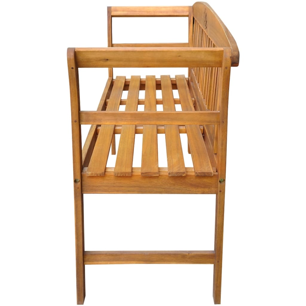 Tuinbank 157 cm massief acaciahout is nu te koop bij PeponiXL, paradijselijk wonen!
