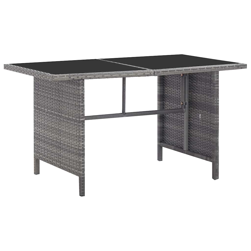 6-delige Loungeset met kussens poly rattan grijs is nu te koop bij PeponiXL, paradijselijk wonen!