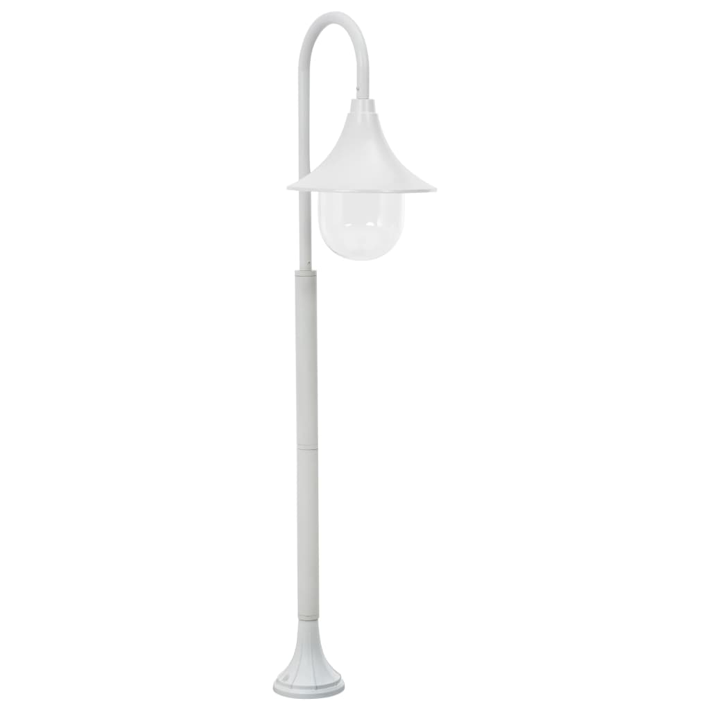Paalverlichting tuin E27 120 cm aluminium wit is nu te koop bij PeponiXL, paradijselijk wonen!