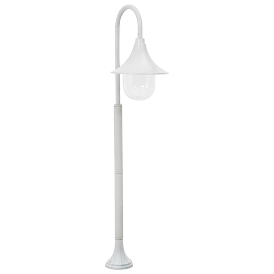 Paalverlichting tuin E27 120 cm aluminium wit is nu te koop bij PeponiXL, paradijselijk wonen!