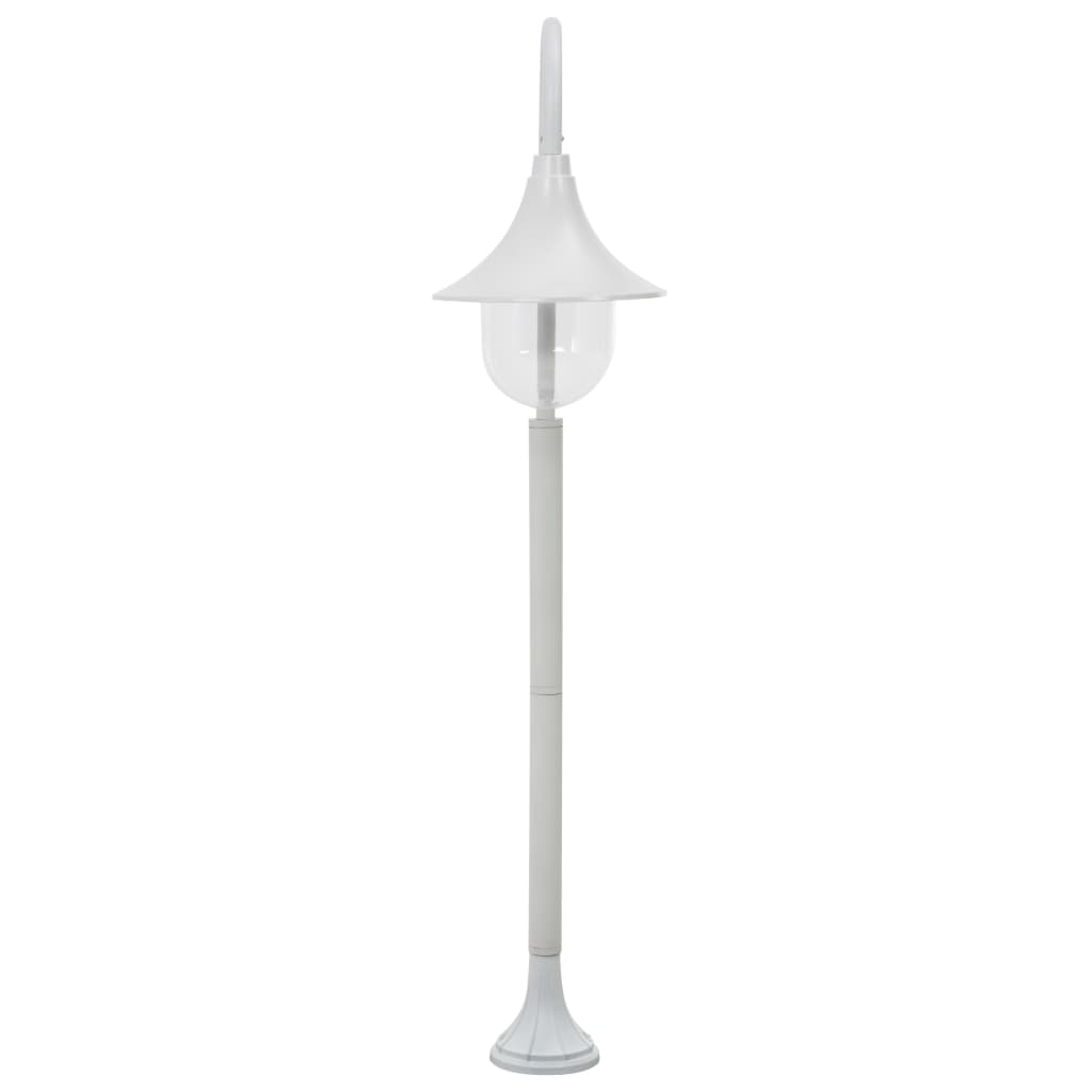 Paalverlichting tuin E27 120 cm aluminium wit is nu te koop bij PeponiXL, paradijselijk wonen!