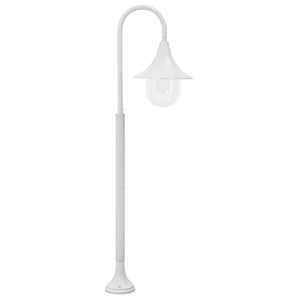 Paalverlichting tuin E27 120 cm aluminium wit is nu te koop bij PeponiXL, paradijselijk wonen!