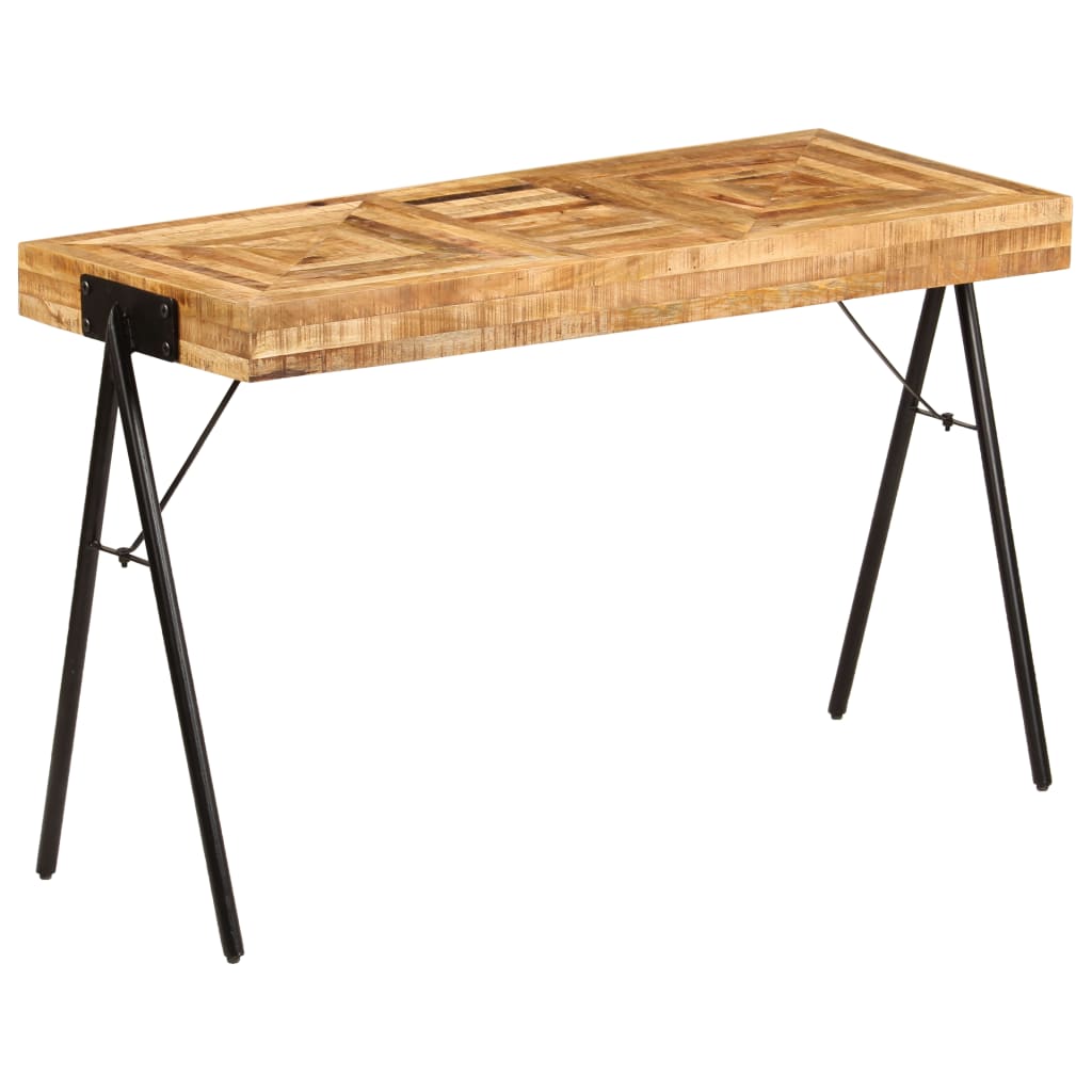 Schrijftafel 118x50x75 cm massief mangohout is nu te koop bij PeponiXL, paradijselijk wonen!