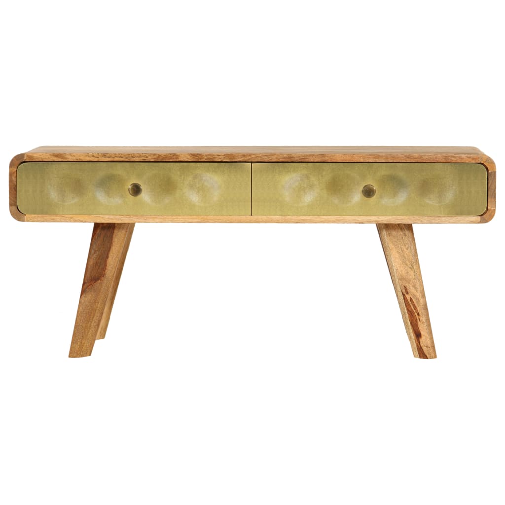 Salontafel 90x50x40 cm massief mangohout is nu te koop bij PeponiXL, paradijselijk wonen!