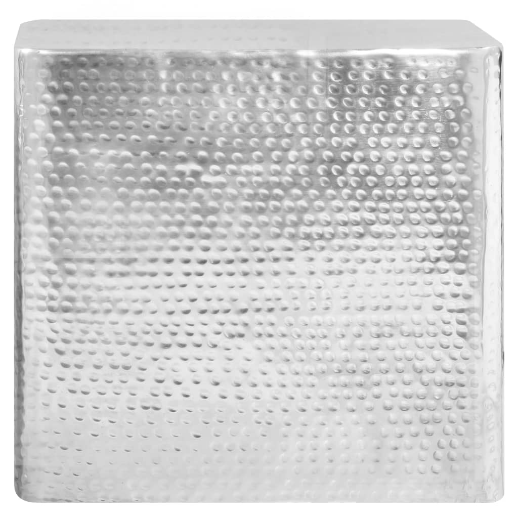 Salontafel 2 st aluminium zilver is nu te koop bij PeponiXL, paradijselijk wonen!