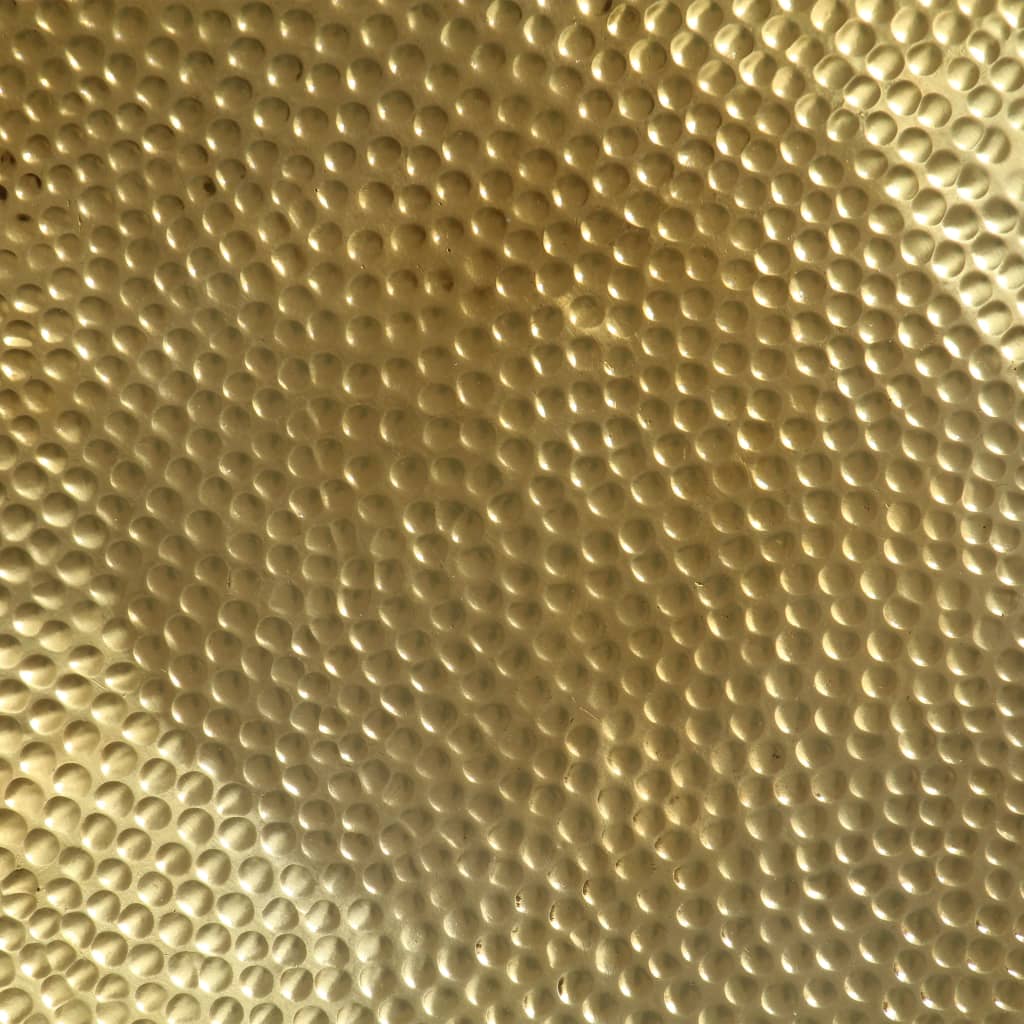 Salontafel 70x30 cm gehamerd aluminium messingkleurig is nu te koop bij PeponiXL, paradijselijk wonen!