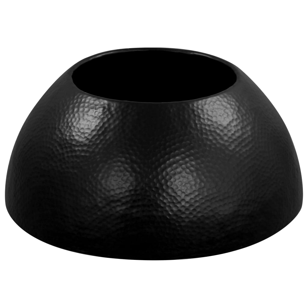 Salontafel 70x30 cm gehamerd aluminium zwart is nu te koop bij PeponiXL, paradijselijk wonen!