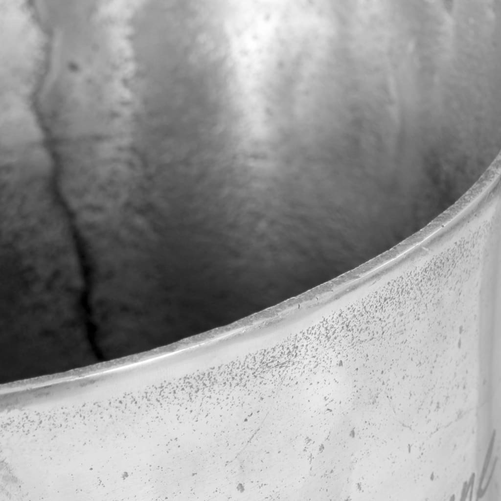 Champagnekoeler 39x29x71 cm massief aluminium zilverkleurig is nu te koop bij PeponiXL, paradijselijk wonen!