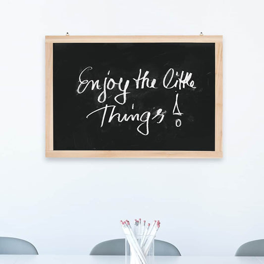 Krijtbord voor aan de wand 40x60 cm cederhout is nu te koop bij PeponiXL, paradijselijk wonen!