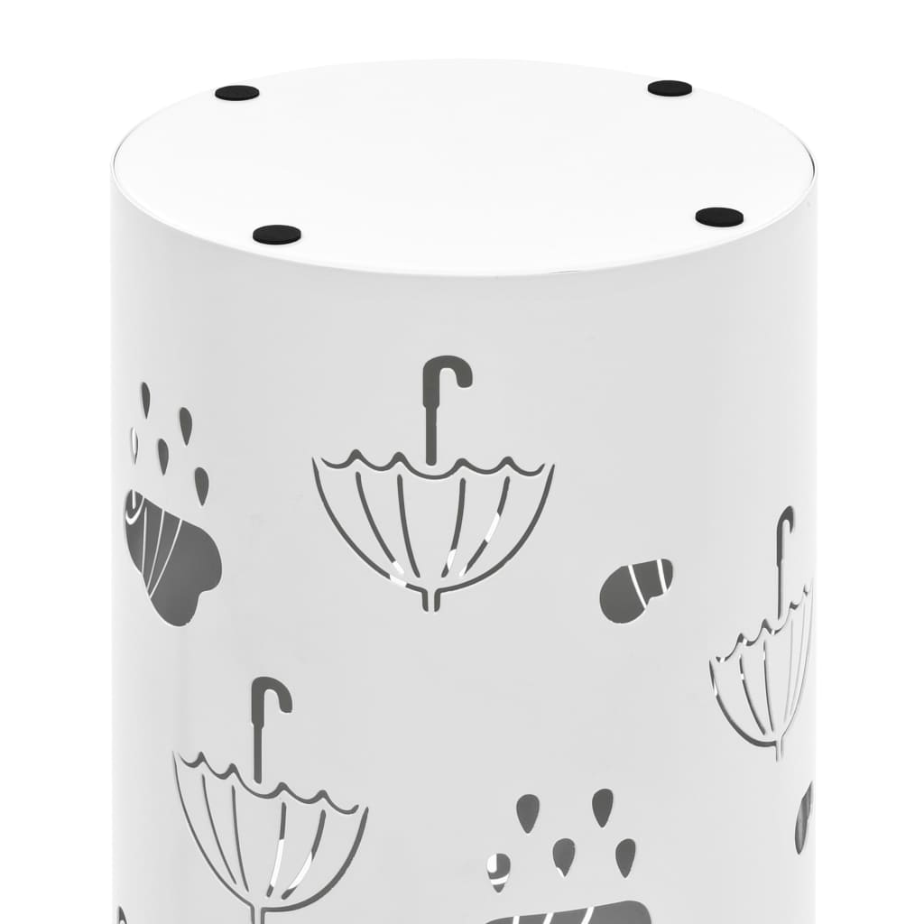 Parapluhouder paraplu's staal wit is nu te koop bij PeponiXL, paradijselijk wonen!