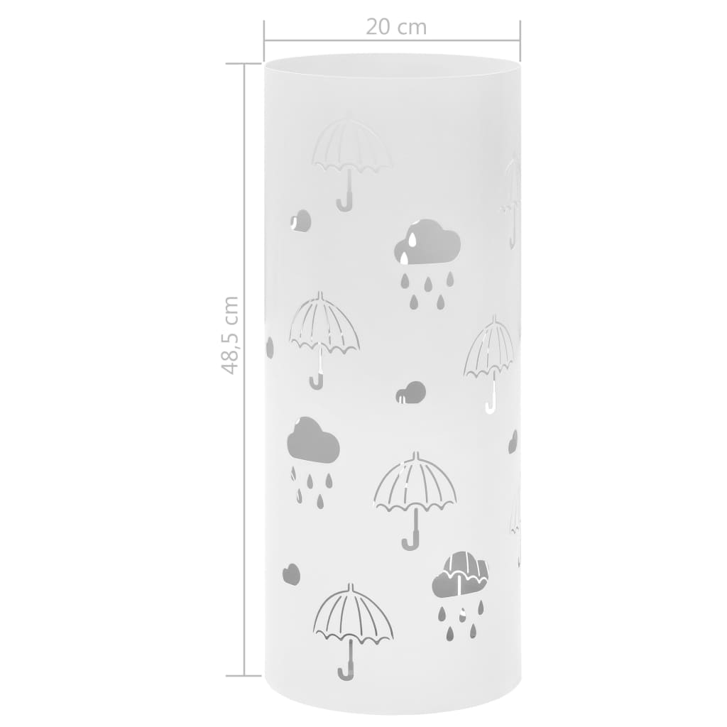 Parapluhouder paraplu's staal wit is nu te koop bij PeponiXL, paradijselijk wonen!