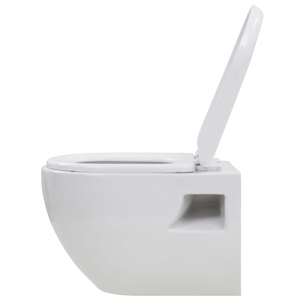 Wandtoilet keramiek wit is nu te koop bij PeponiXL, paradijselijk wonen!