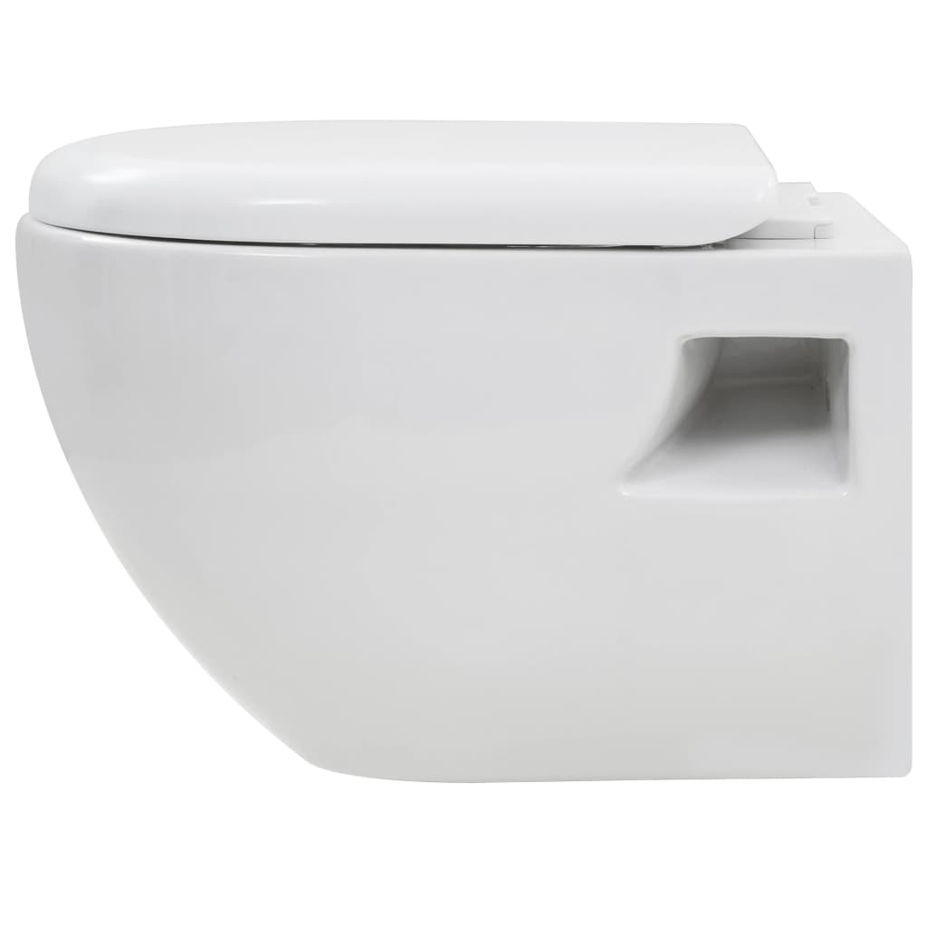 Wandtoilet keramiek wit is nu te koop bij PeponiXL, paradijselijk wonen!