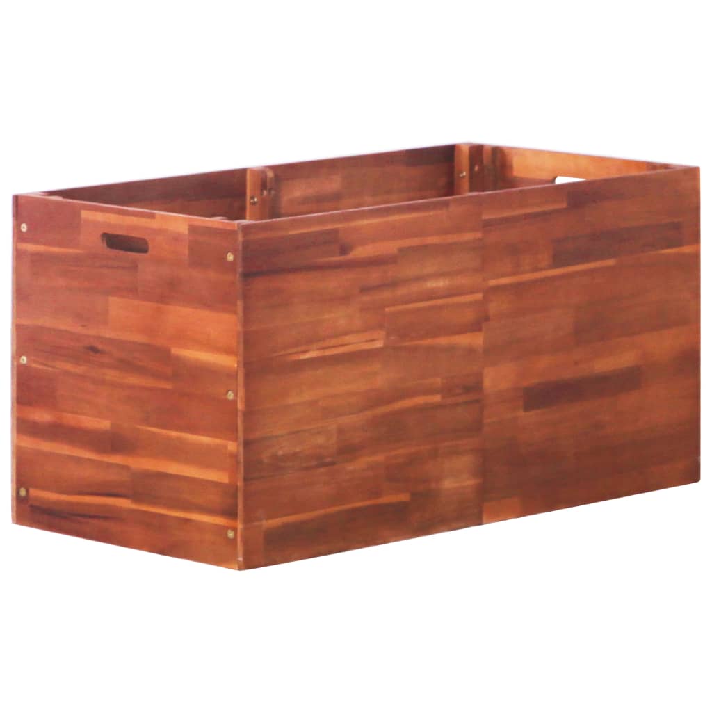 Plantenbak verhoogd 100x50x50 cm acaciahout is nu te koop bij PeponiXL, paradijselijk wonen!