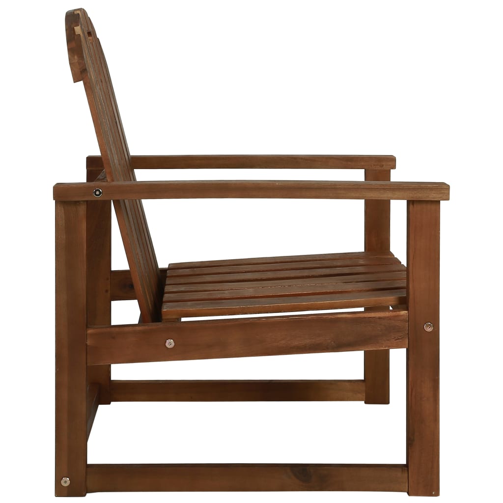 Tuinstoelen 2 st massief acaciahout is nu te koop bij PeponiXL, paradijselijk wonen!