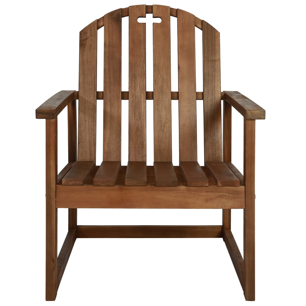 Tuinstoelen 2 st massief acaciahout is nu te koop bij PeponiXL, paradijselijk wonen!