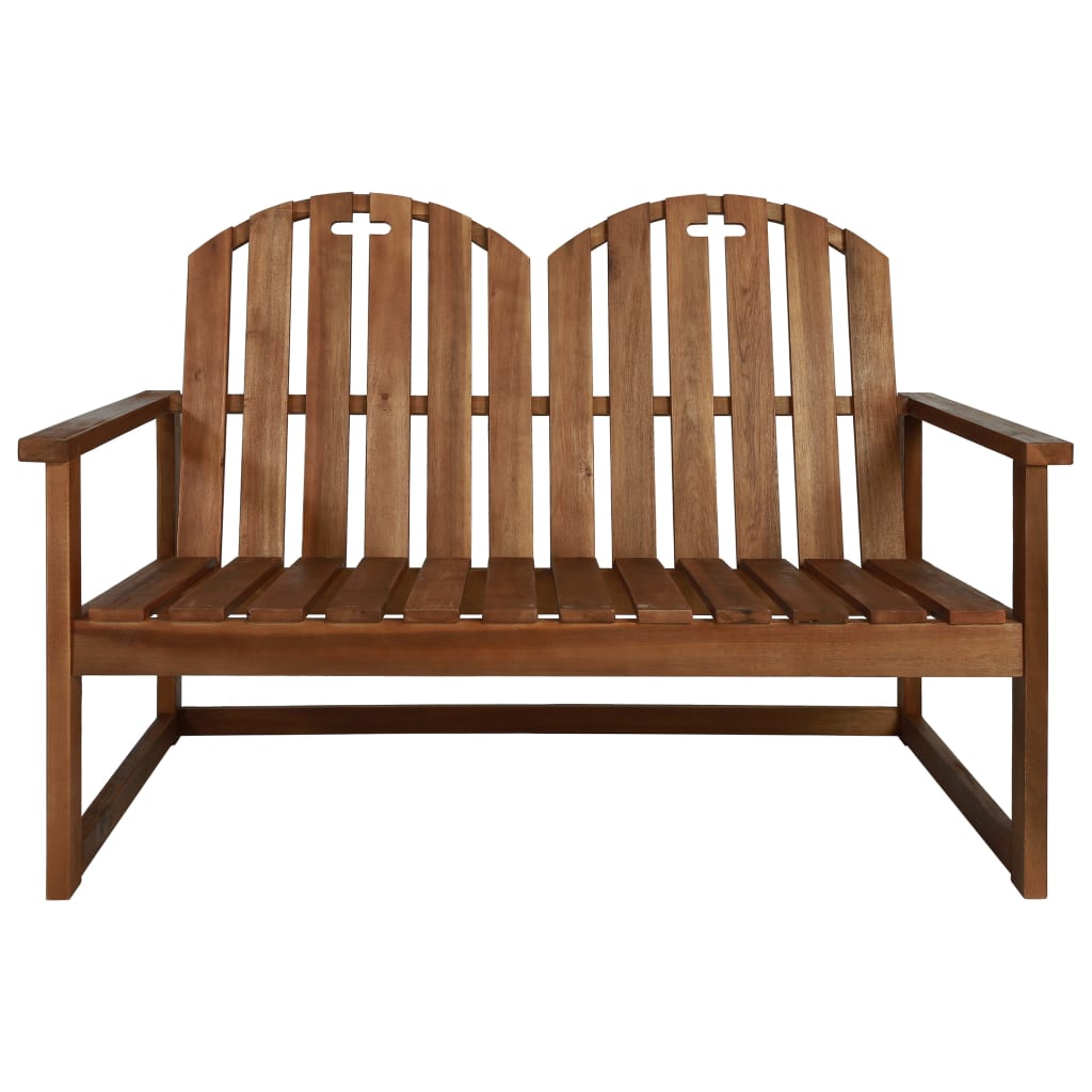 Tuinbank 110 cm massief acaciahout is nu te koop bij PeponiXL, paradijselijk wonen!