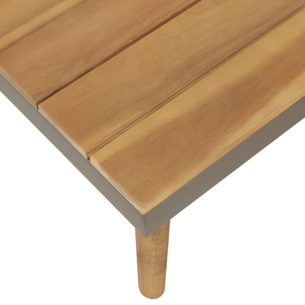 4-delige Loungeset met kussens massief acaciahout bruin is nu te koop bij PeponiXL, paradijselijk wonen!