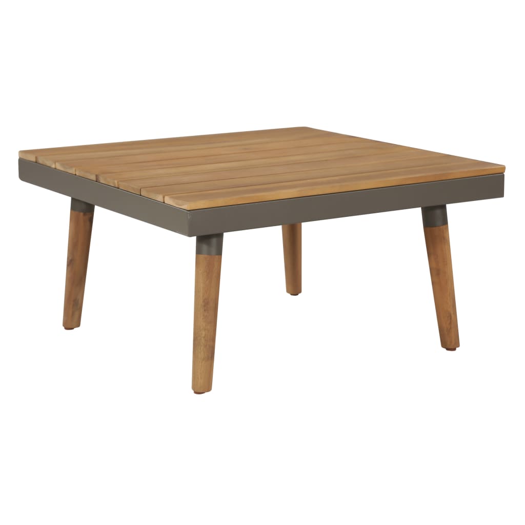 4-delige Loungeset met kussens massief acaciahout bruin is nu te koop bij PeponiXL, paradijselijk wonen!