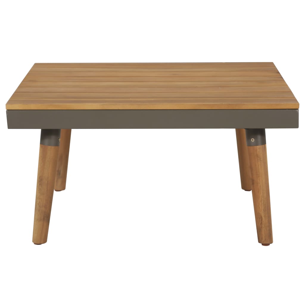 4-delige Loungeset met kussens massief acaciahout bruin is nu te koop bij PeponiXL, paradijselijk wonen!