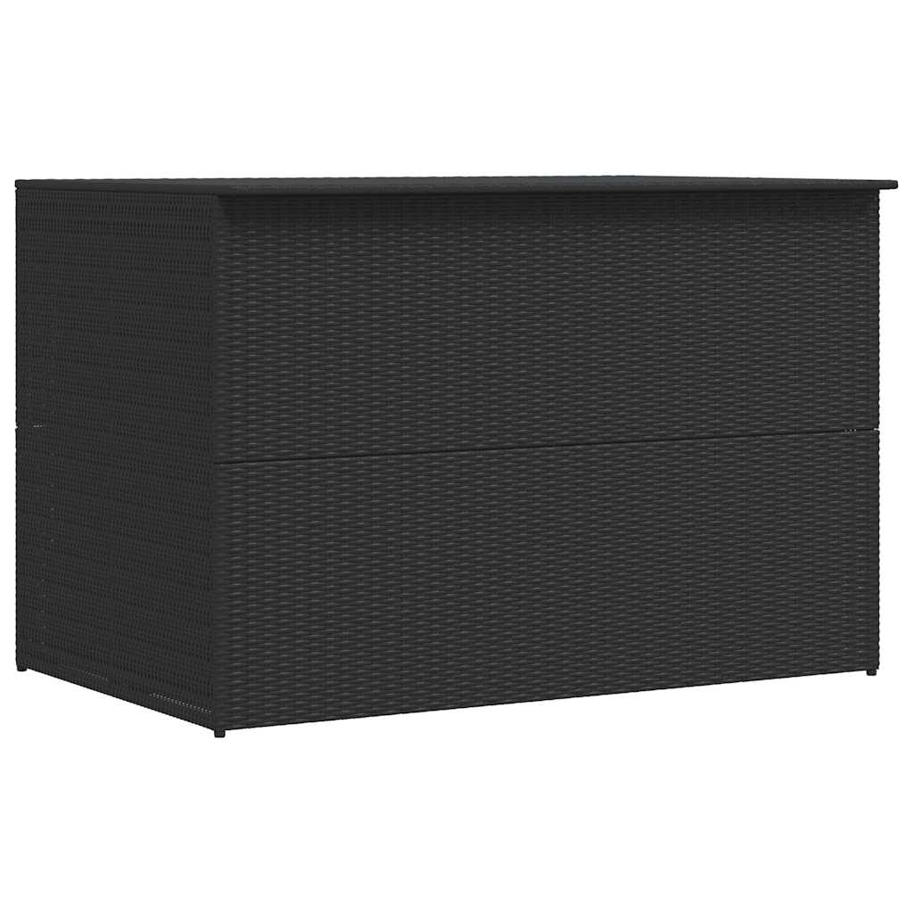 Tuinbox 150x100x100 cm poly rattan zwart is nu te koop bij PeponiXL, paradijselijk wonen!