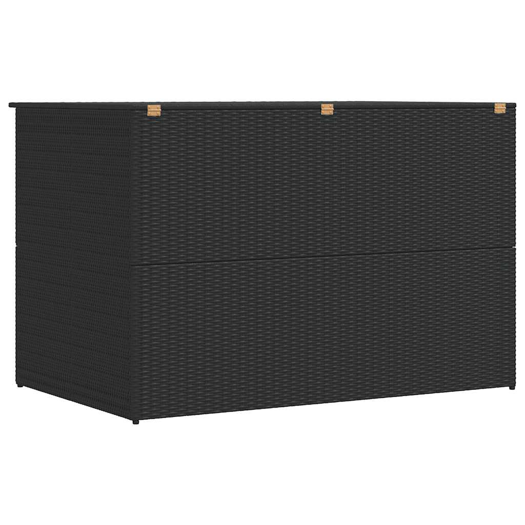 Tuinbox 150x100x100 cm poly rattan zwart is nu te koop bij PeponiXL, paradijselijk wonen!